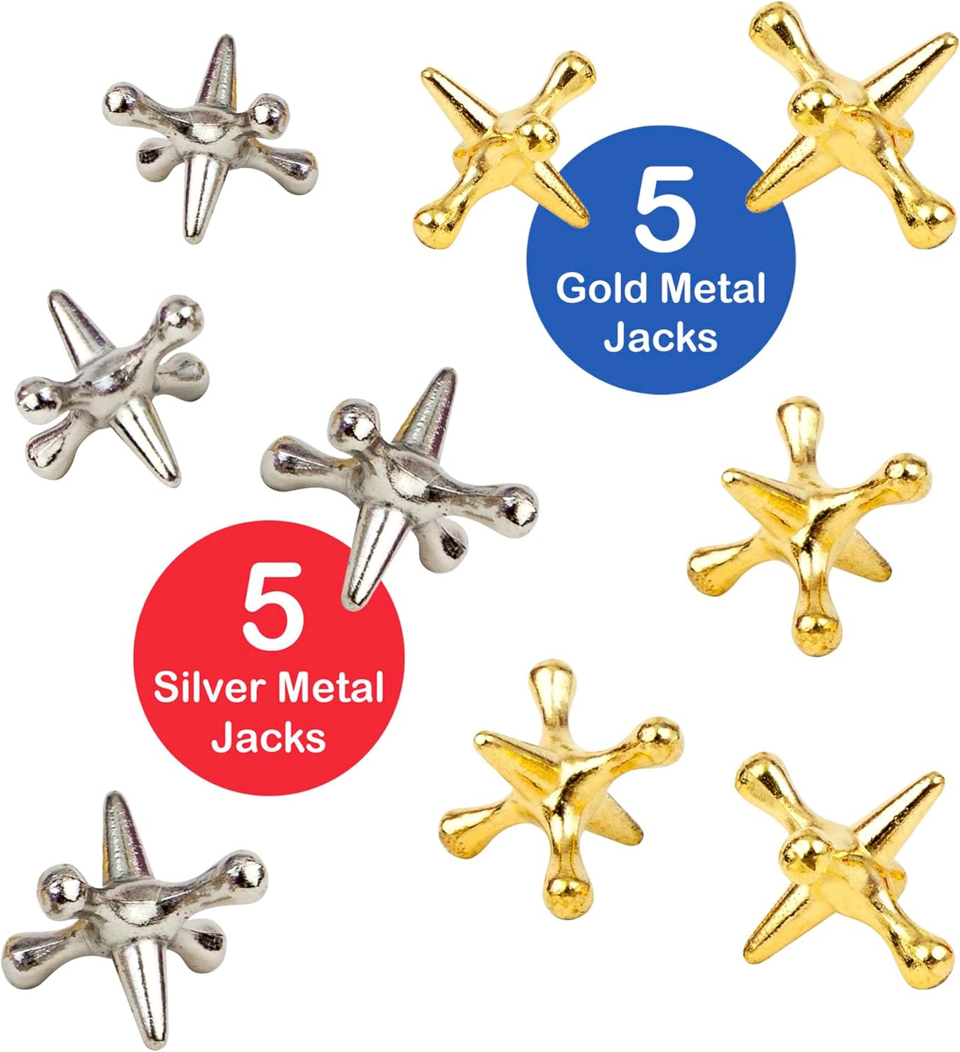 Metal Jacks and Rubber Ball Set - Image 3